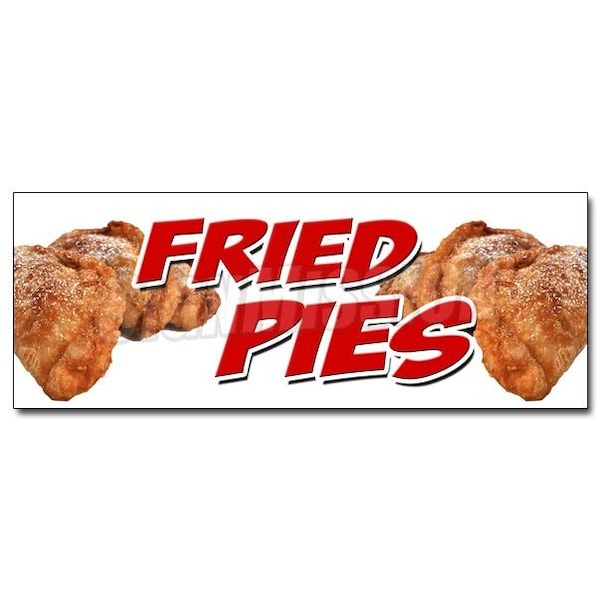 Signmission FRIED PIES DECAL sticker deep fry fruit cherry apple lemon peach hot, D-36 Fried Pies D-36 Fried Pies - main